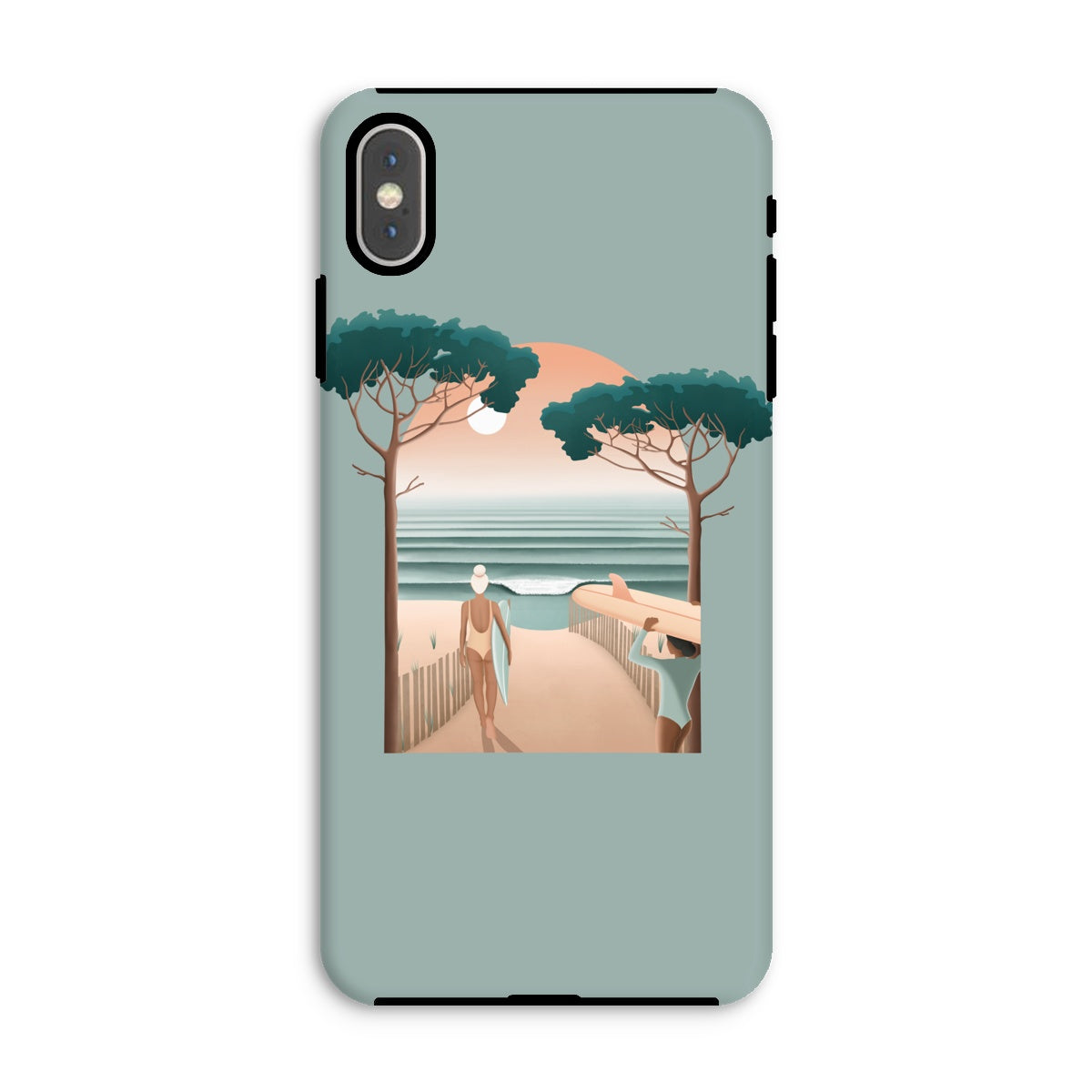 Coque de téléphone renforcée vue sur les Landes