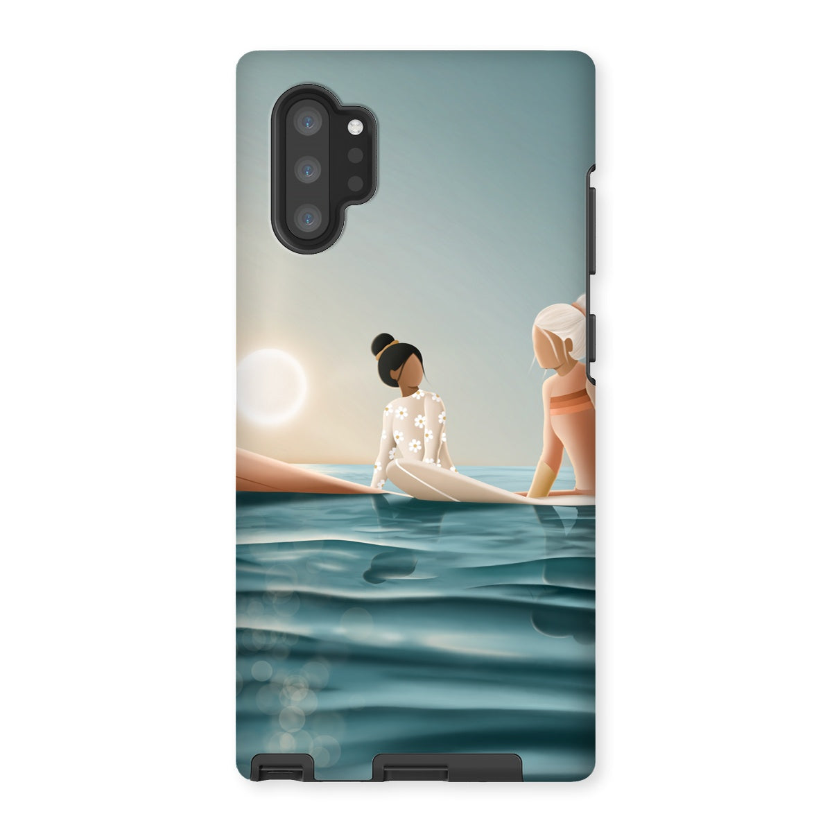 Morning surf session reinforced phone case