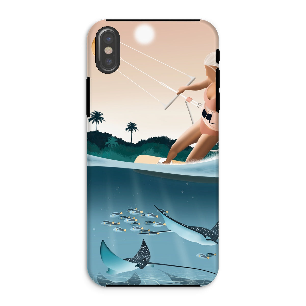 Coque de téléphone renforcée Kitesurf