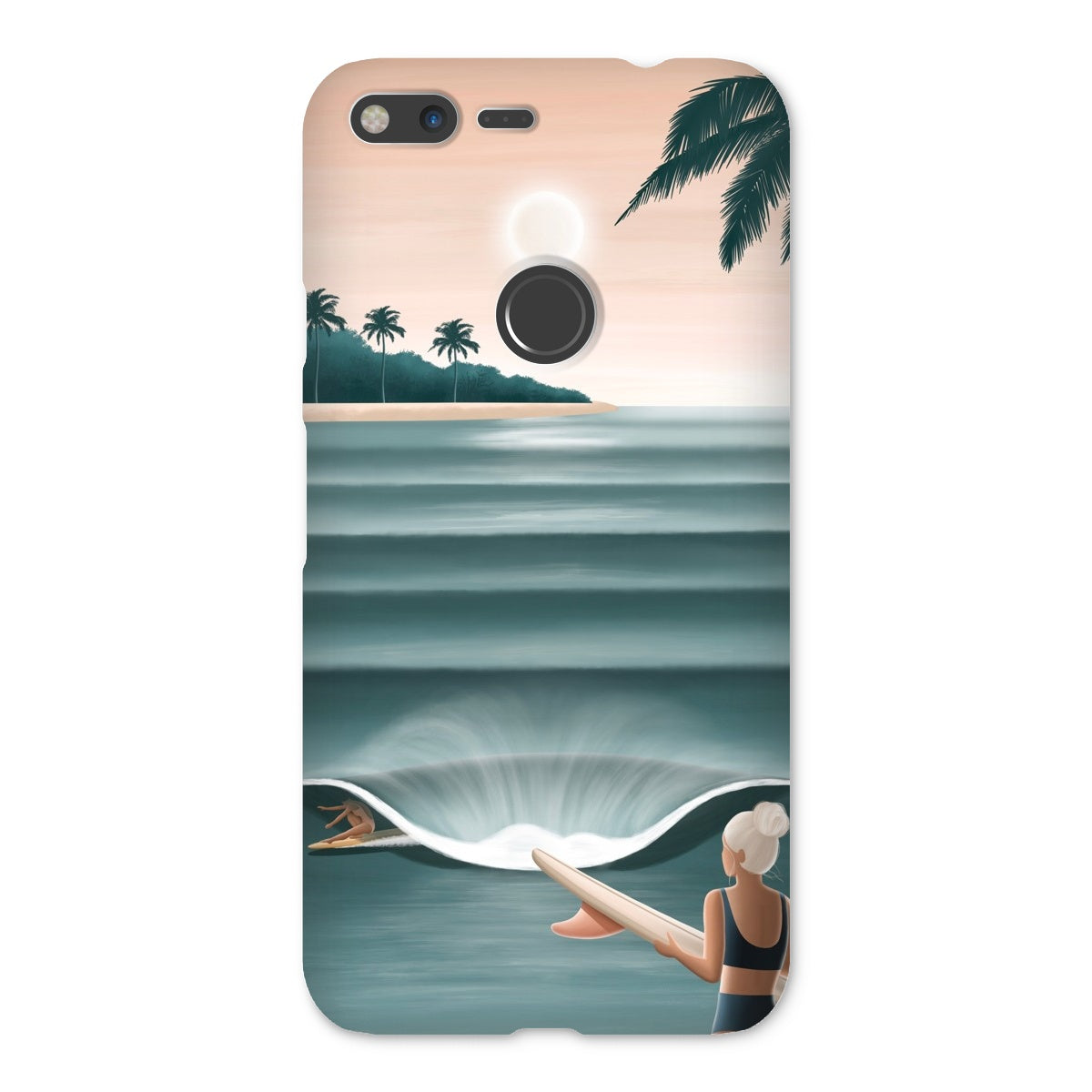 Dreamy lines slim phone case