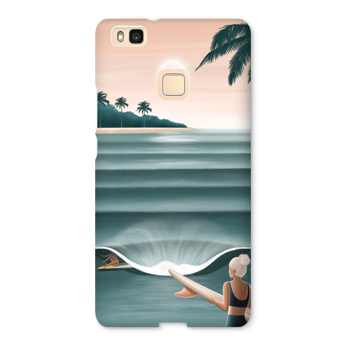 Dreamy lines slim phone case