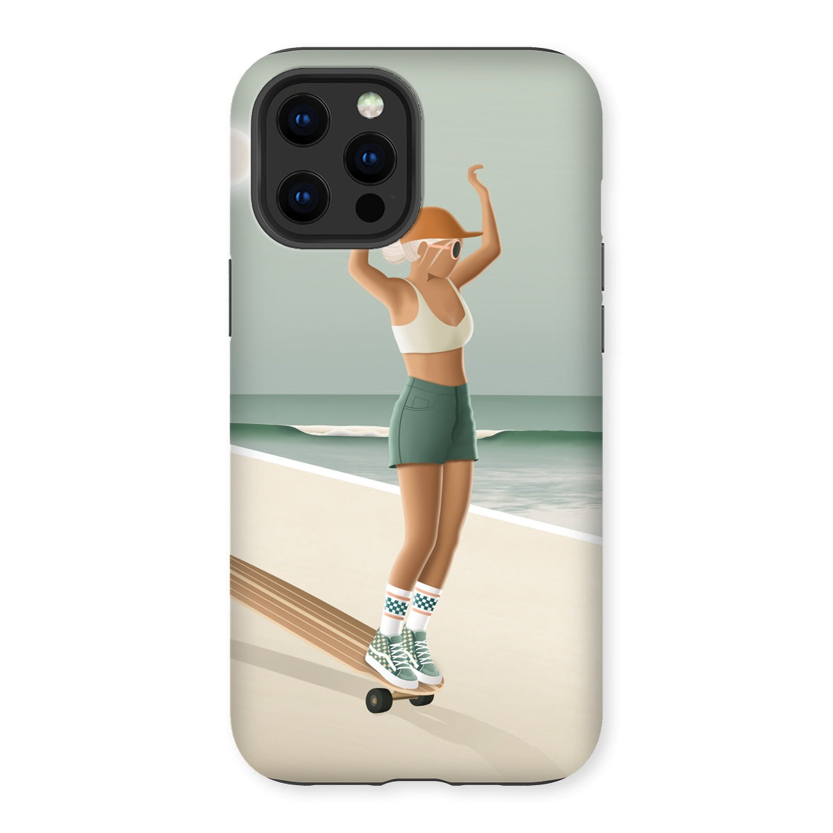 Hang ten reinforced phone case