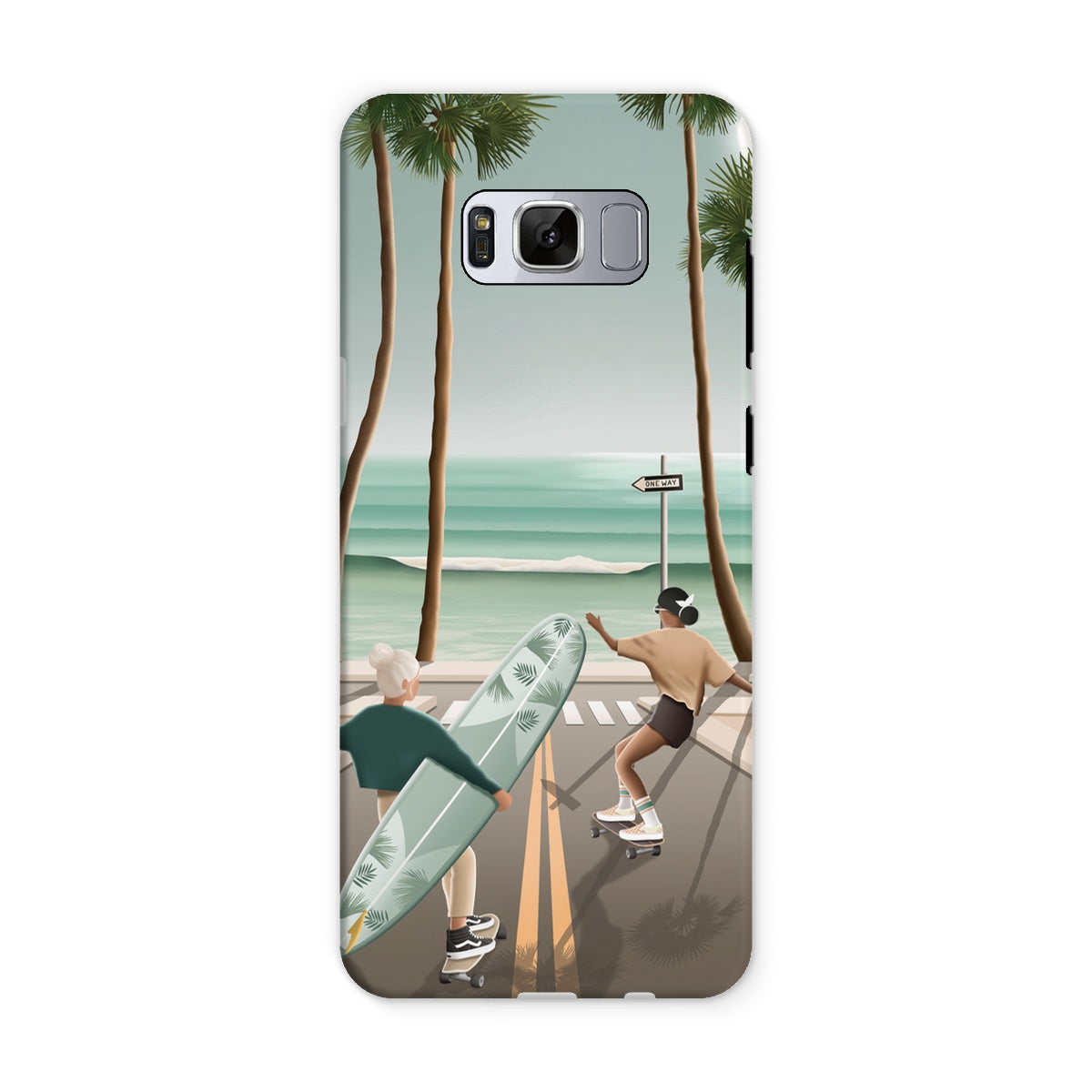 Coque de téléphone renforcée California vibes