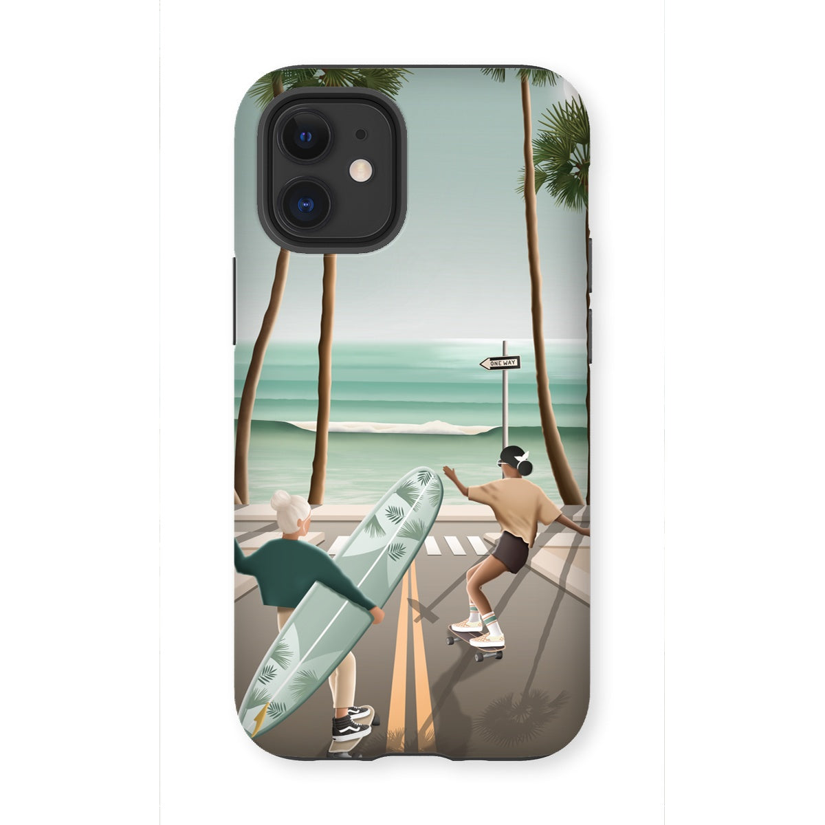 Coque de téléphone renforcée California vibes