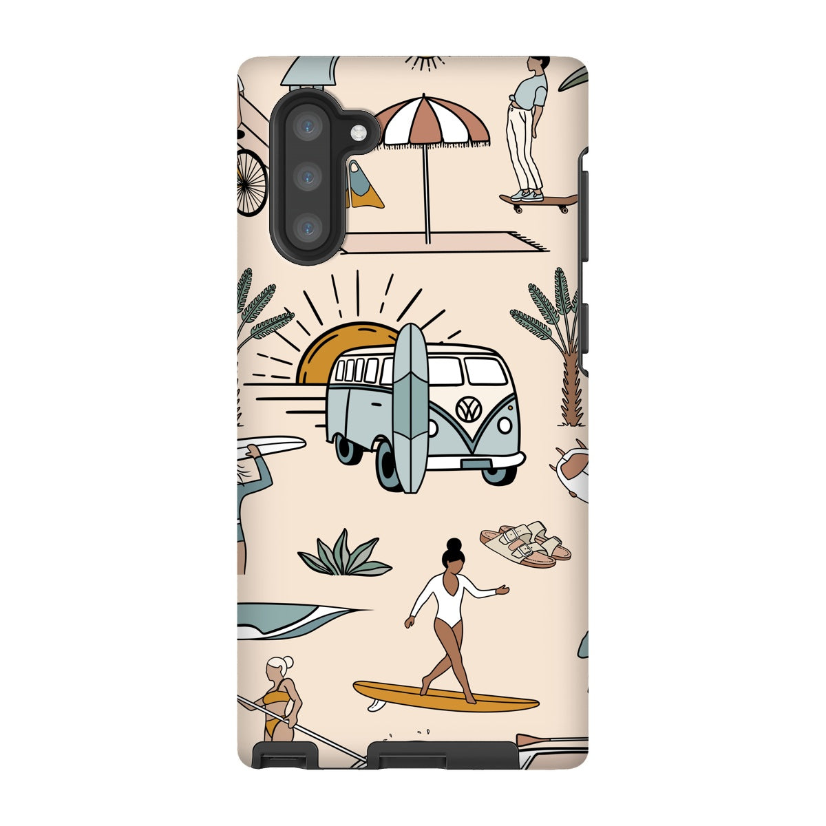 Coque de téléphone renforcée Tiny beach