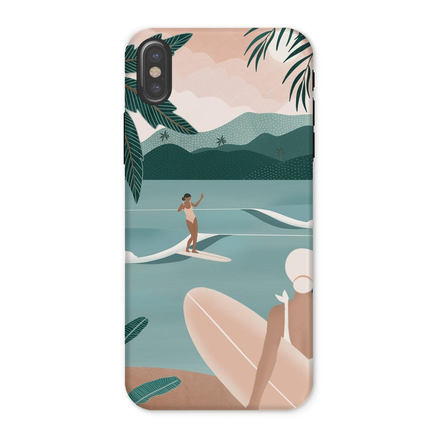 Surfers' heaven reinforced phone case