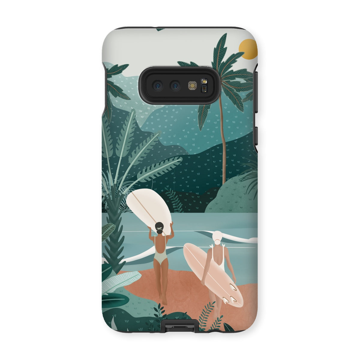 Funda para móvil reforzada Jungle vibes sea