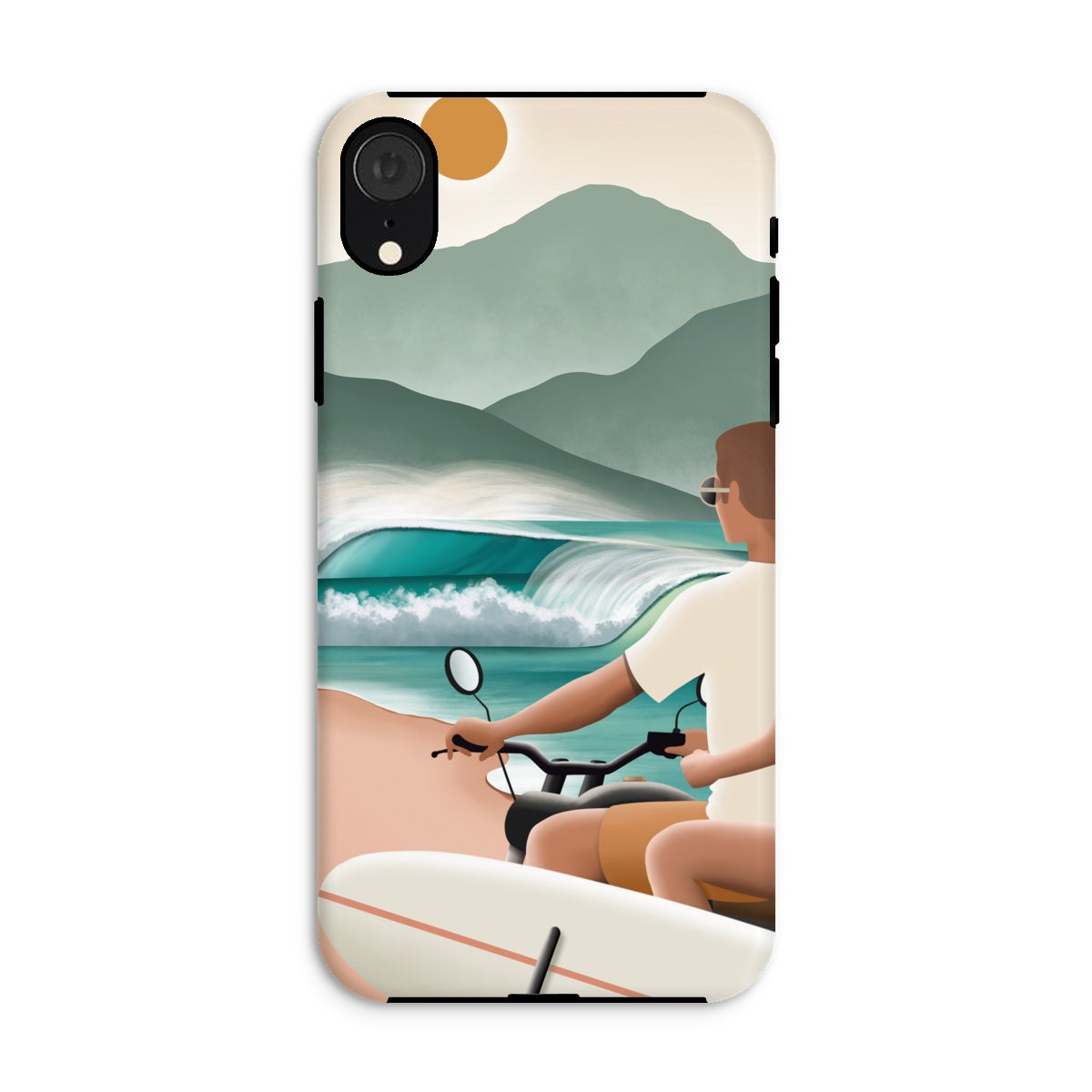 Surf love reinforced phone case