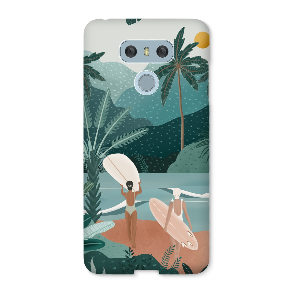 Jungle vibes sea slim phone case