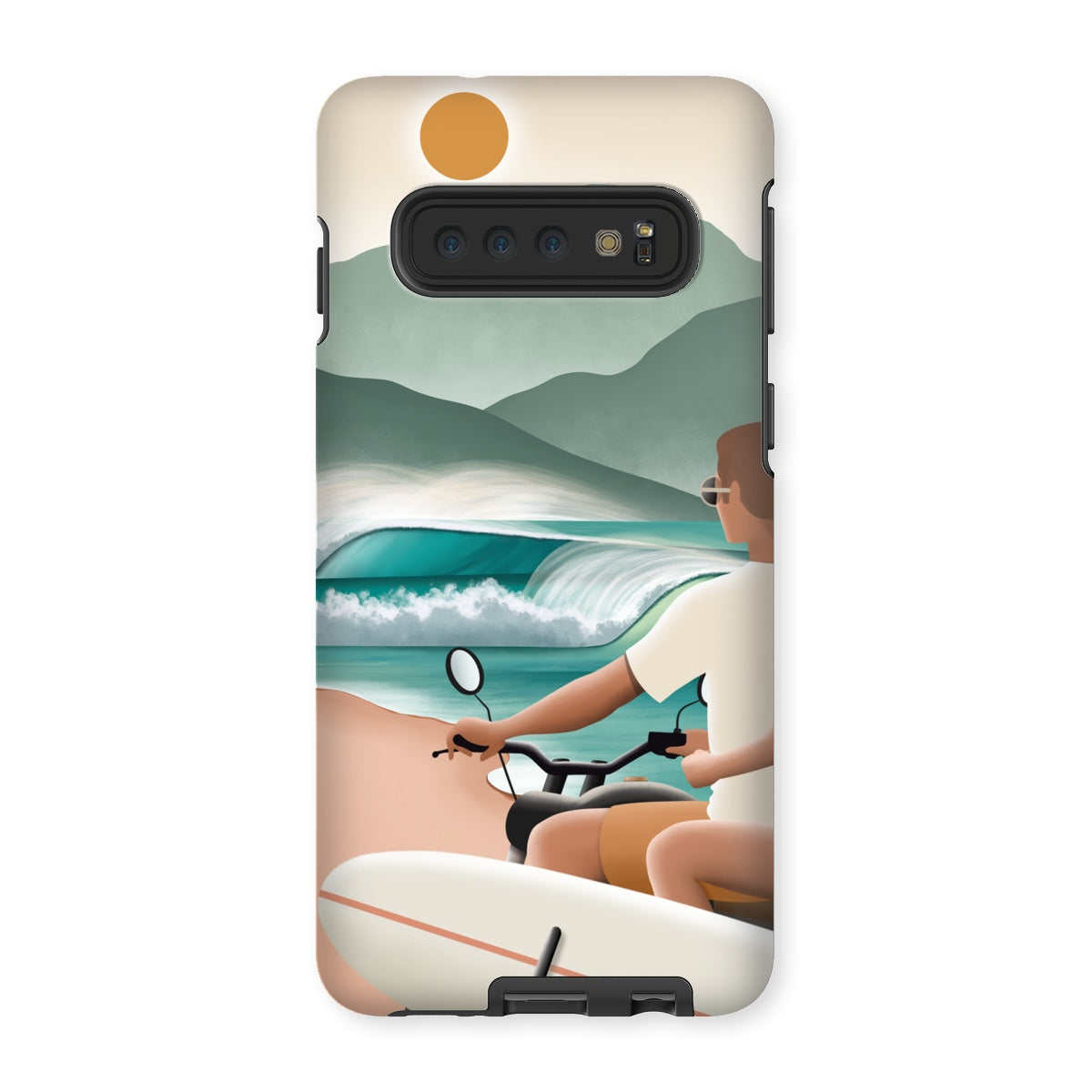 Surf love reinforced phone case