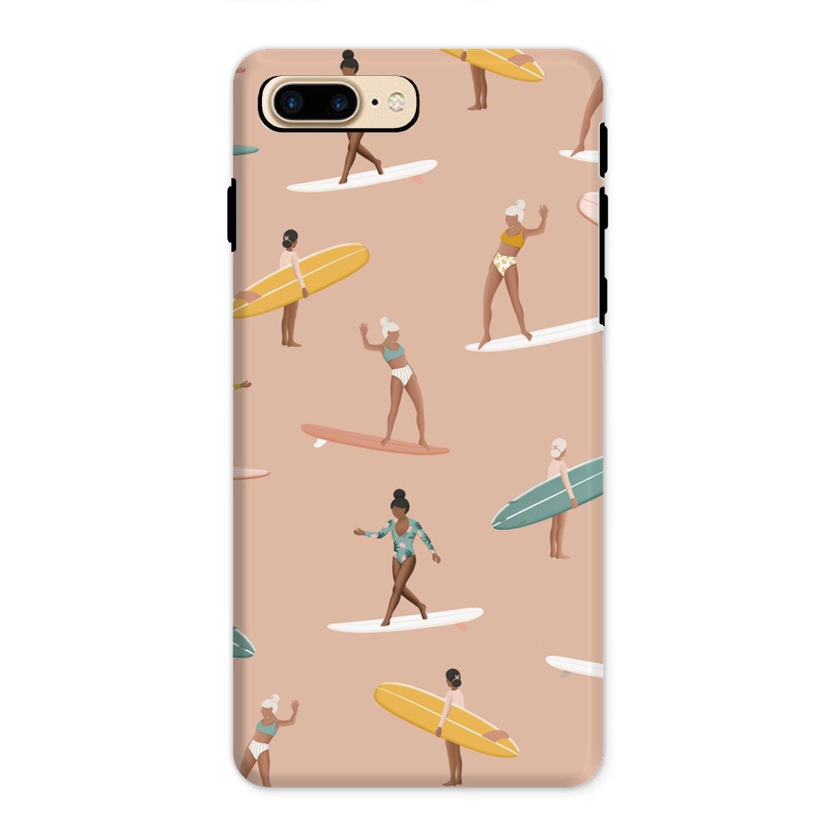 Surf pattern  Tough Phone Case