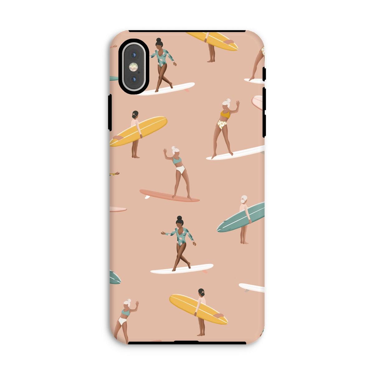 Surf pattern  Tough Phone Case