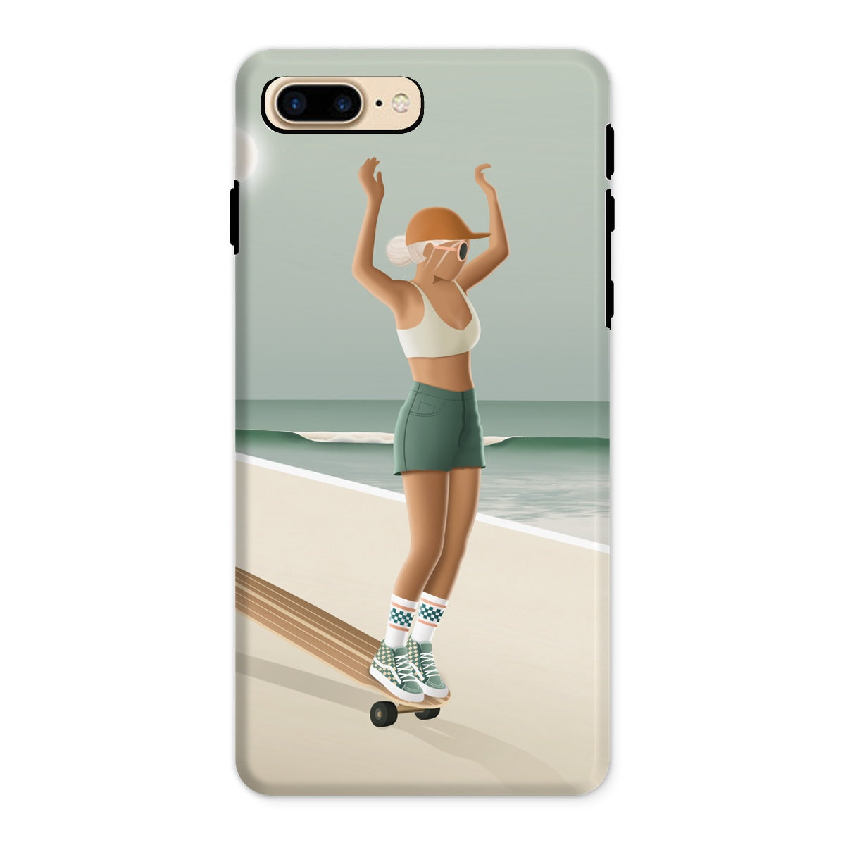 Hang ten reinforced phone case