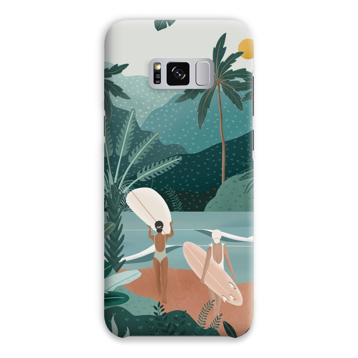 Jungle vibes sea slim phone case