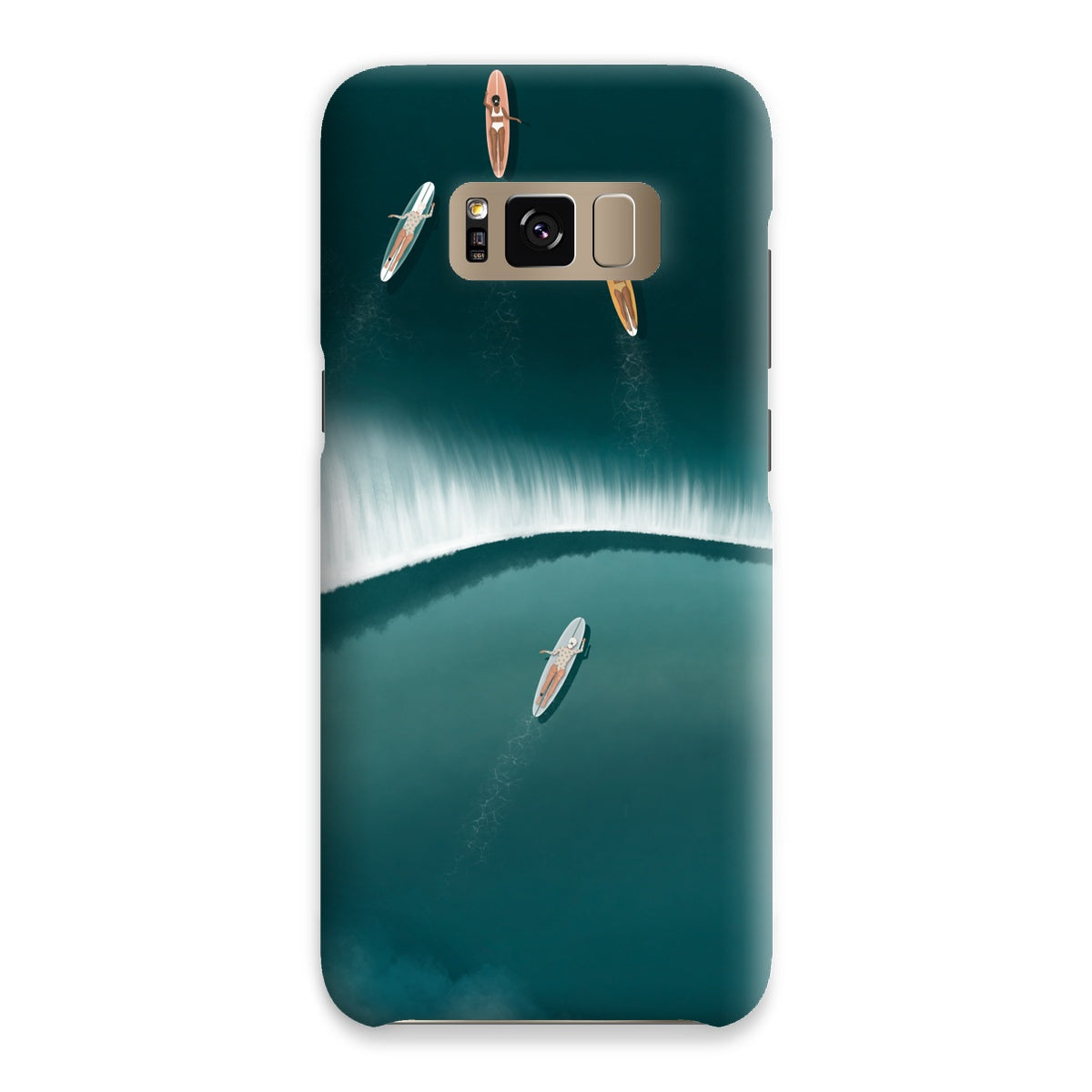 Slim Line up in Zicatela phone case