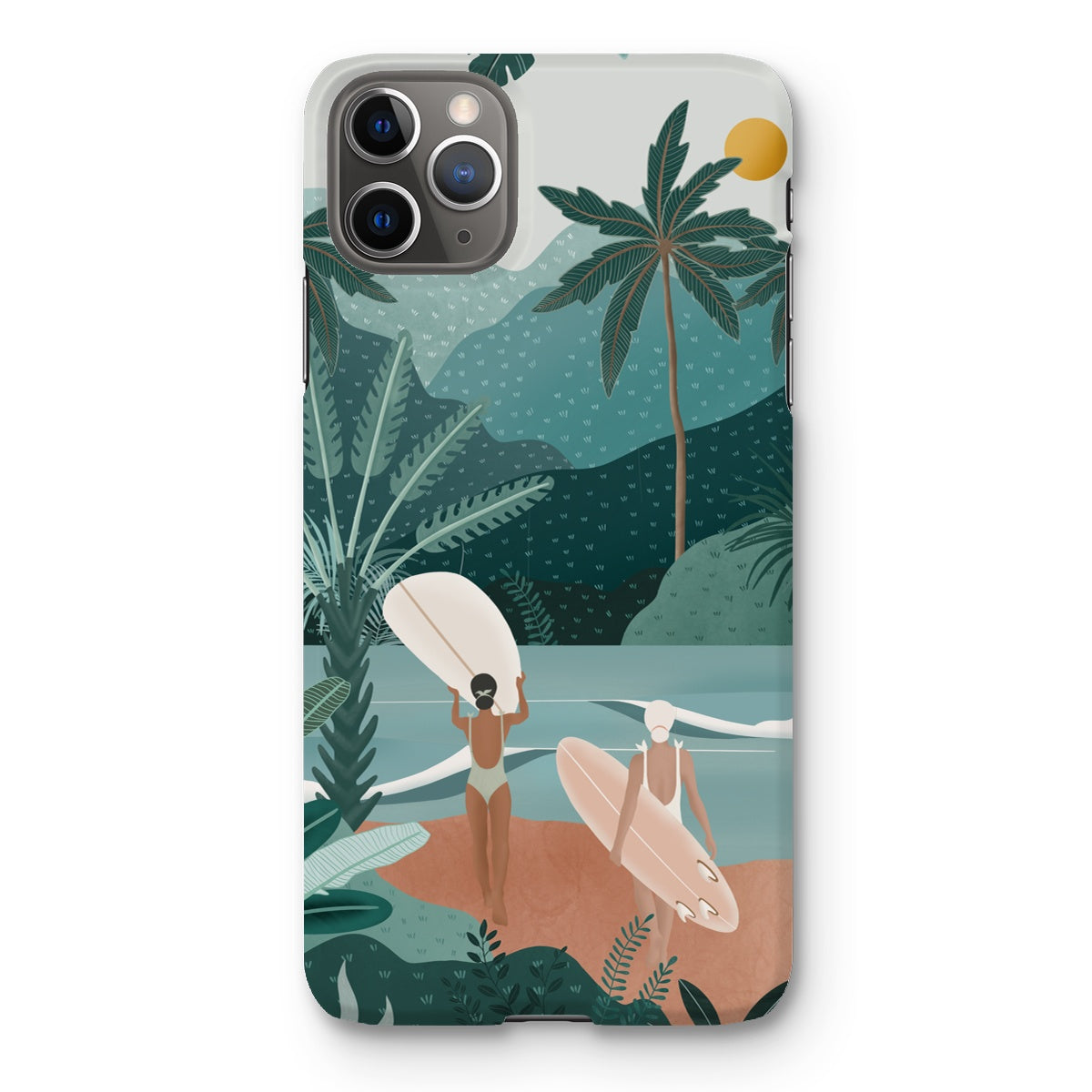 Jungle vibes sea slim phone case