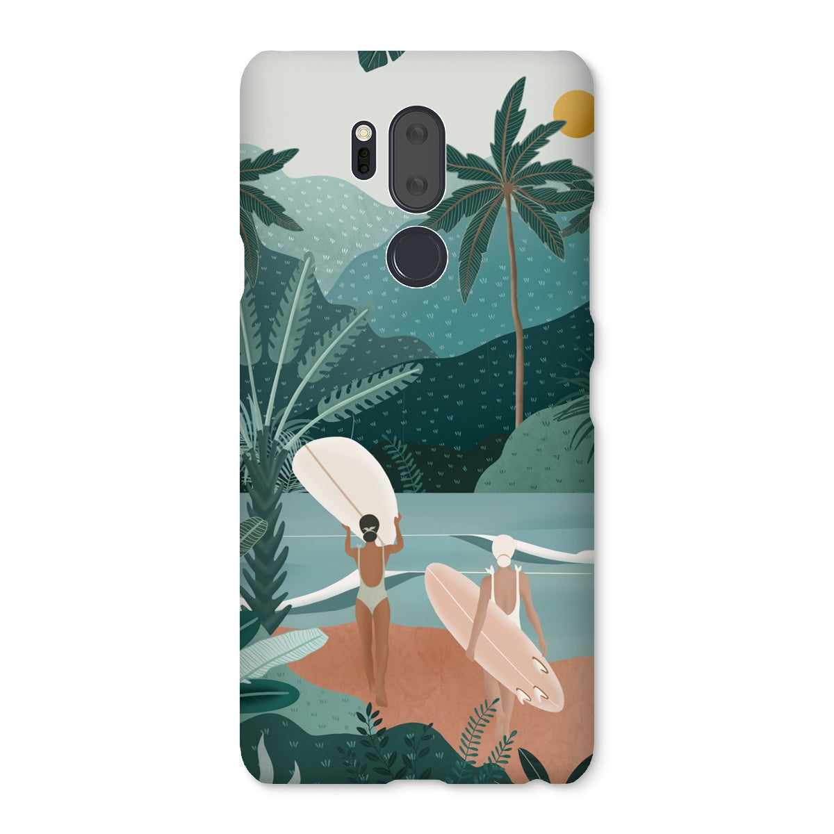 Jungle vibes sea slim phone case