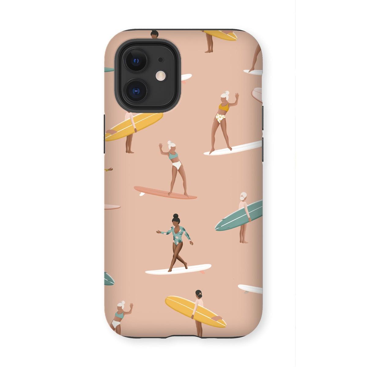 Surf pattern  Tough Phone Case