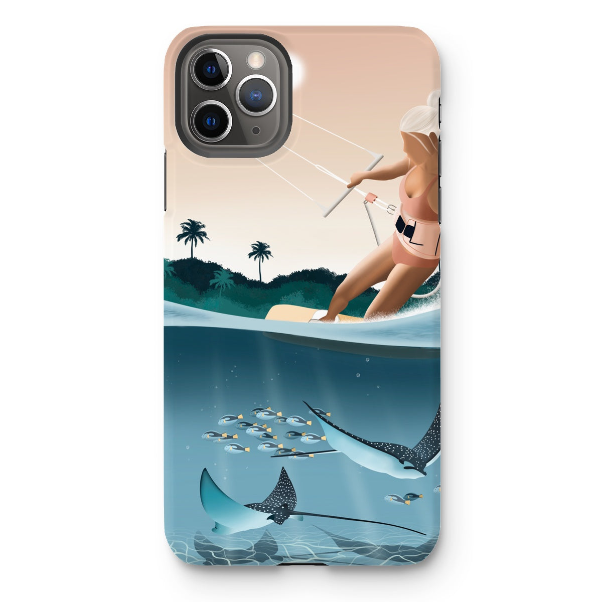 Coque de téléphone renforcée Kitesurf