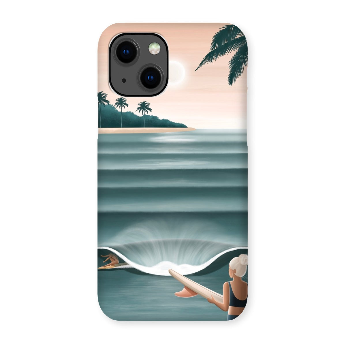 Dreamy lines slim phone case