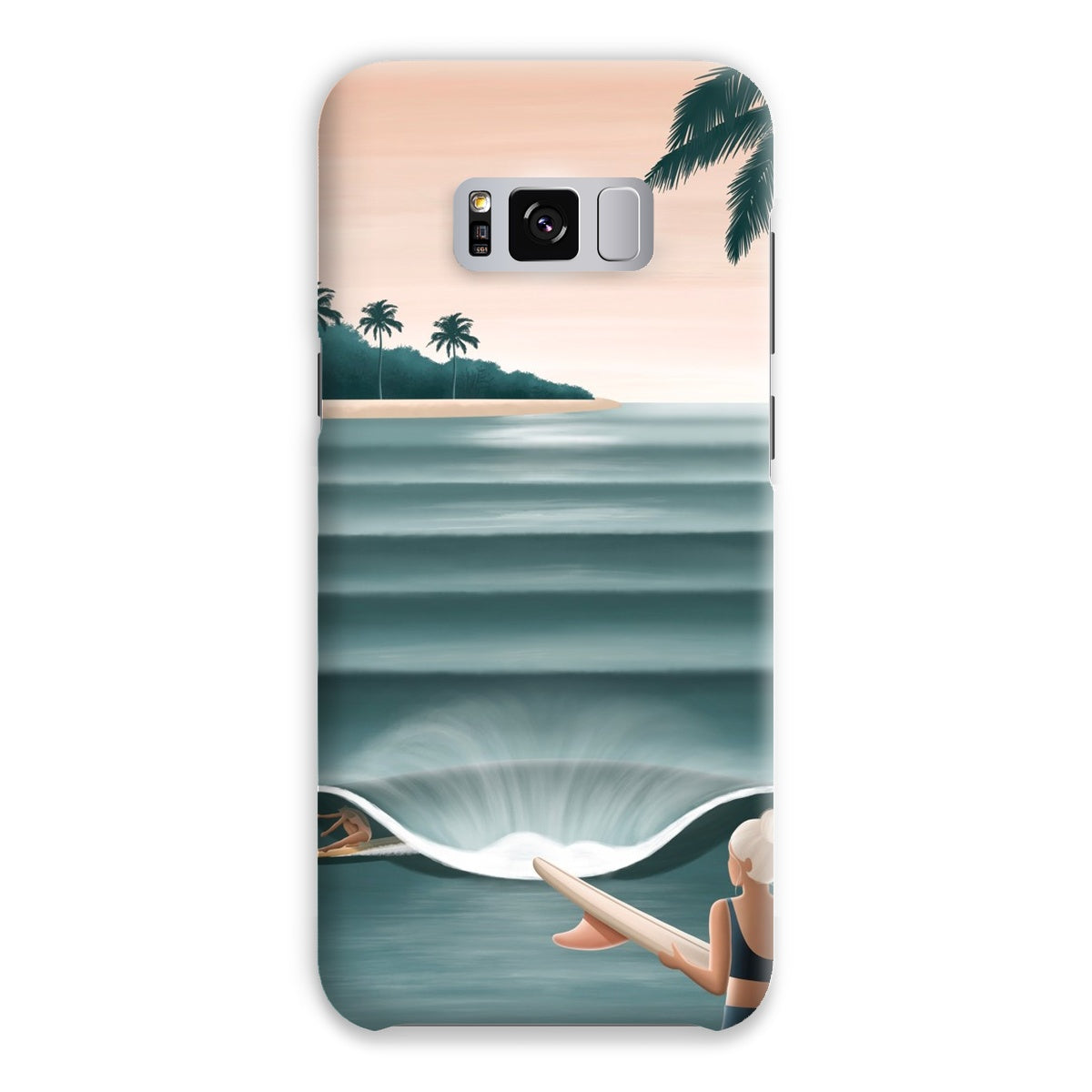 Dreamy lines slim phone case