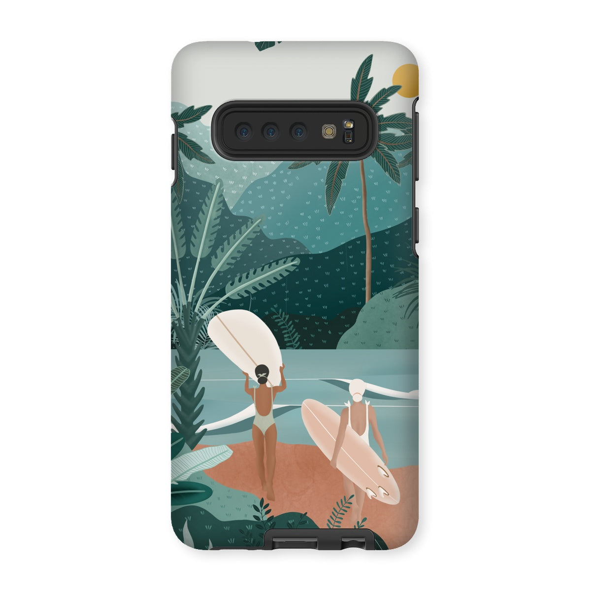 Funda para móvil reforzada Jungle vibes sea