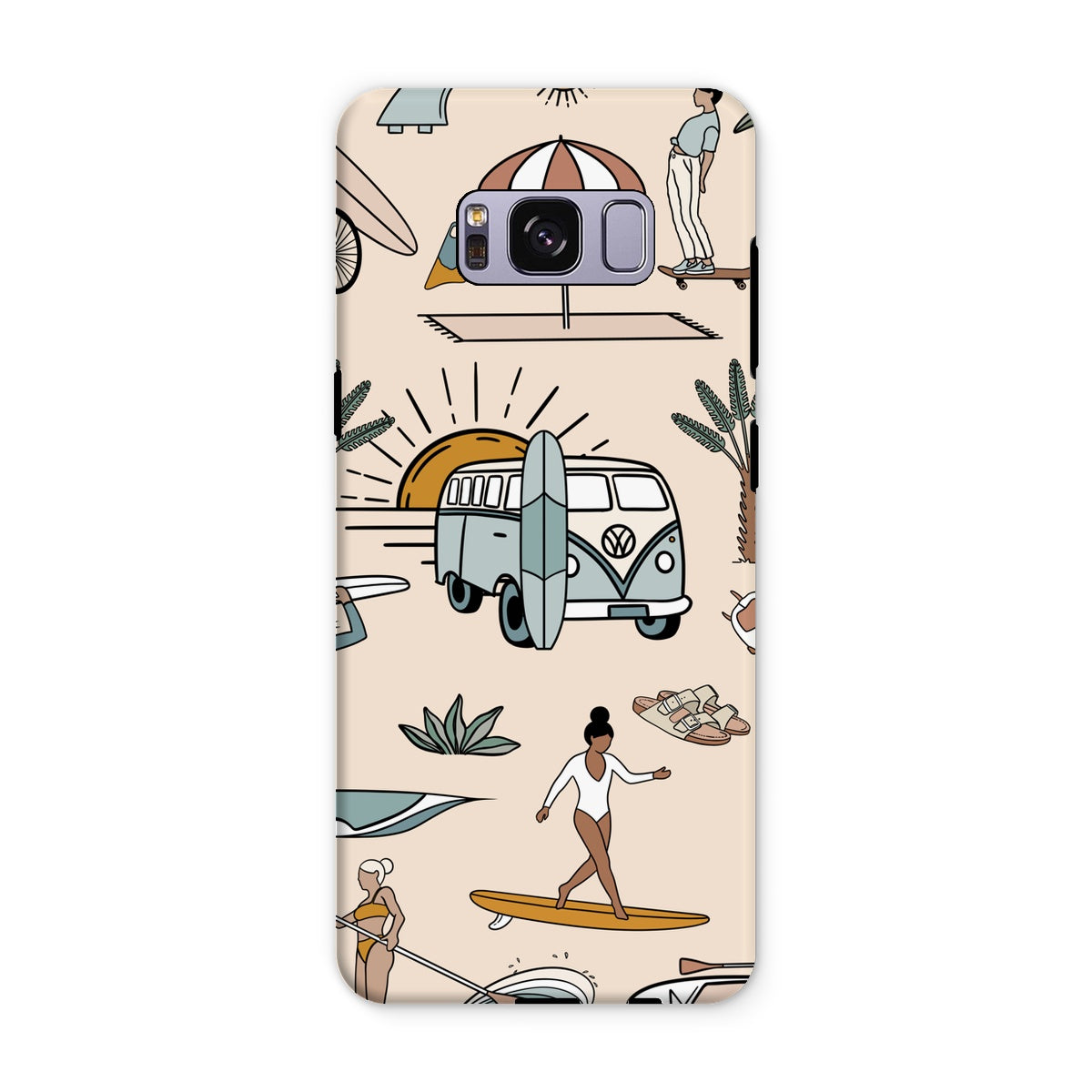 Coque de téléphone renforcée Tiny beach