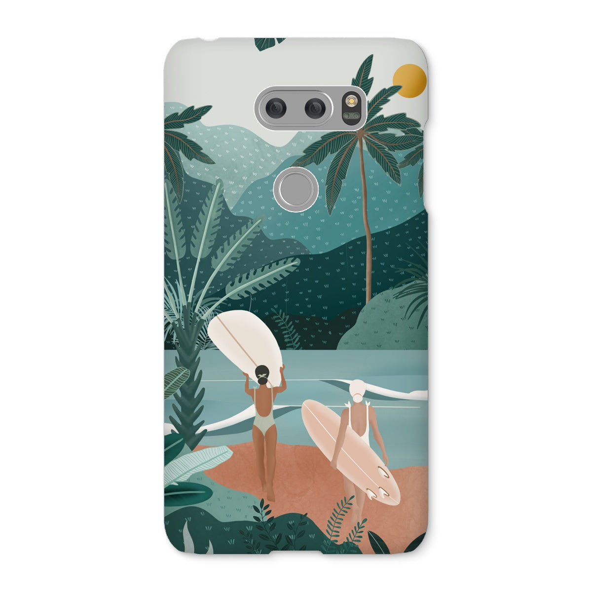 Jungle vibes sea slim phone case