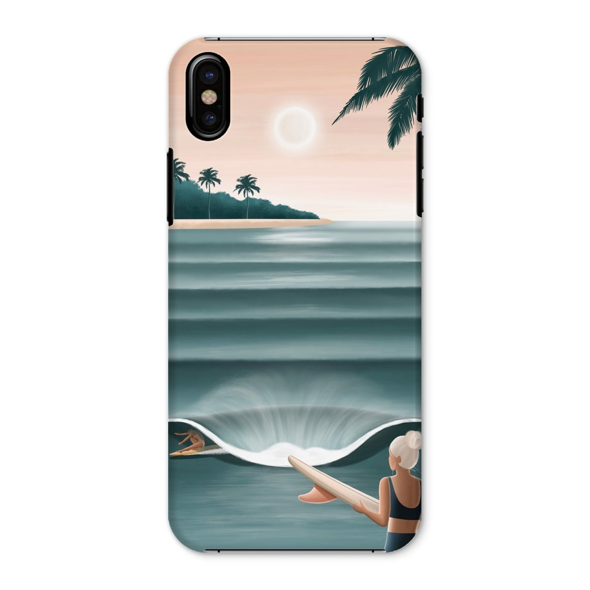 Dreamy lines slim phone case