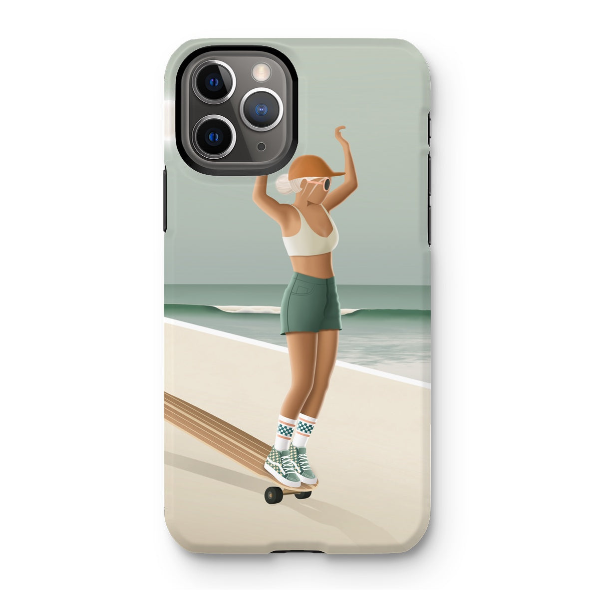 Hang ten reinforced phone case