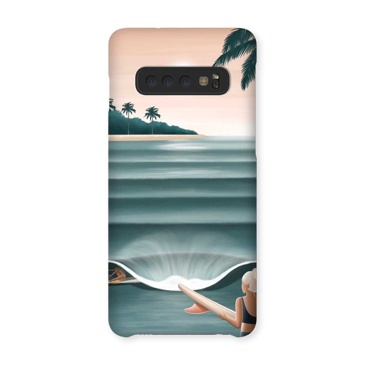 Dreamy lines slim phone case