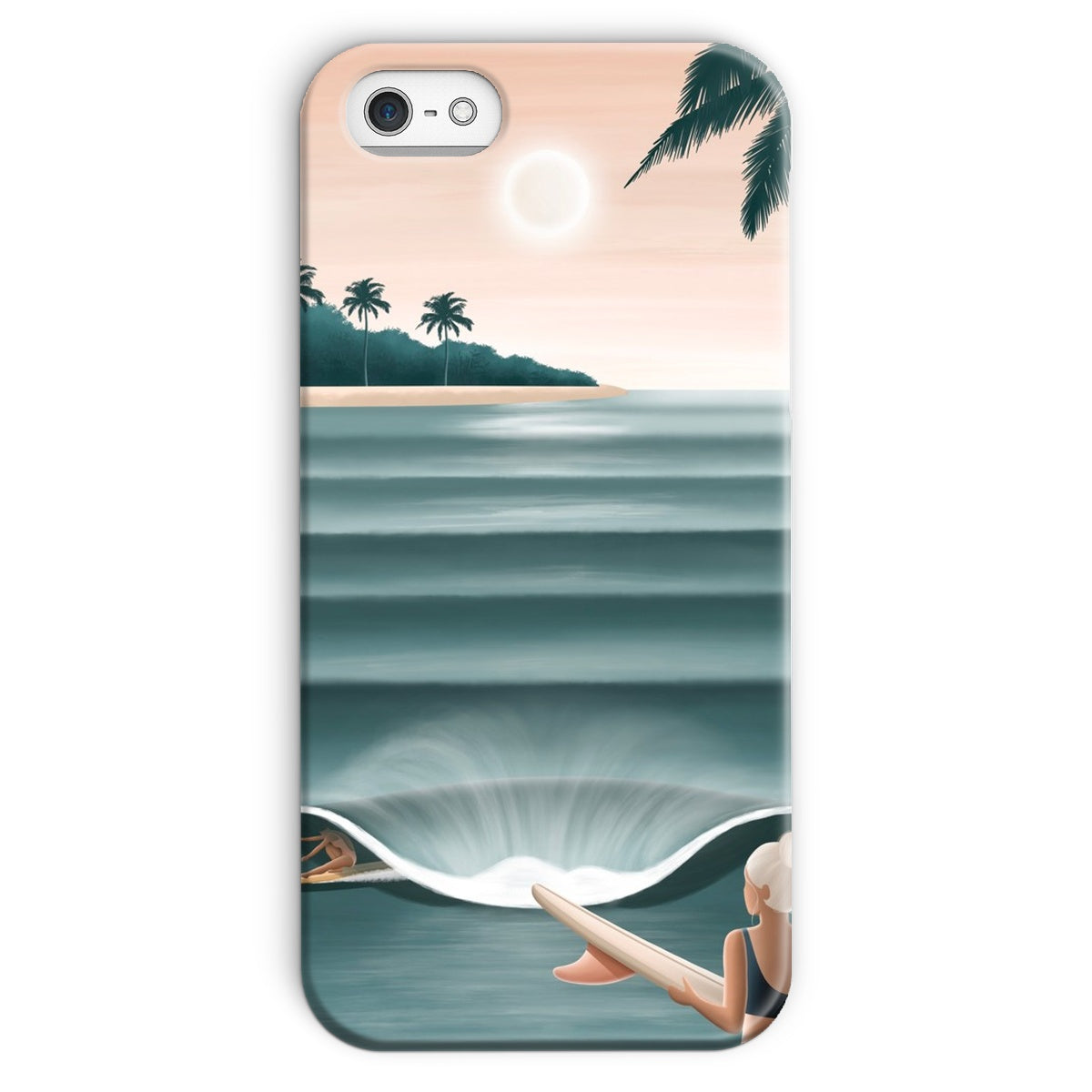 Dreamy lines slim phone case