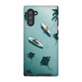 Load image into Gallery viewer, Dancing with rays reinforced phone case
