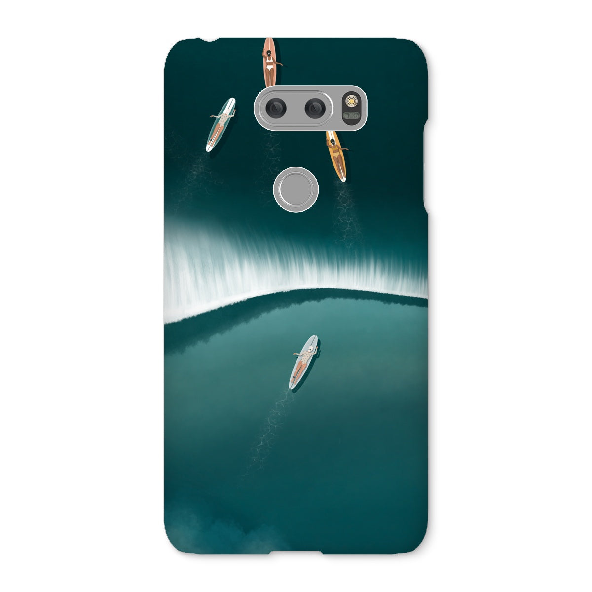 Slim Line up in Zicatela phone case