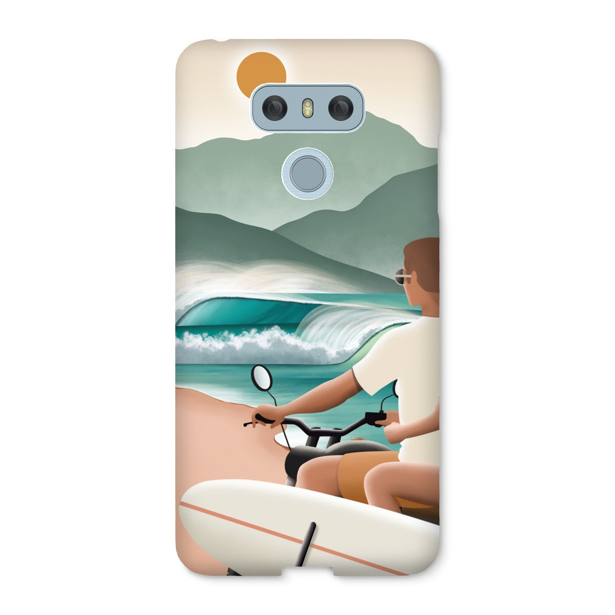 Estuche para teléfono delgado Surf Love