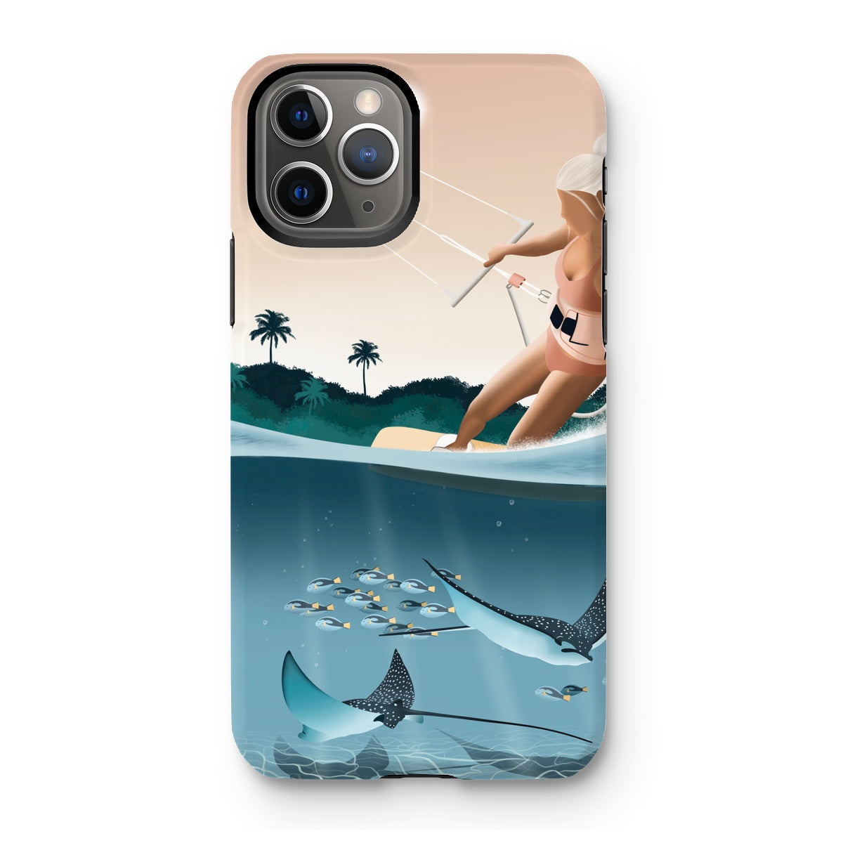 Coque de téléphone renforcée Kitesurf