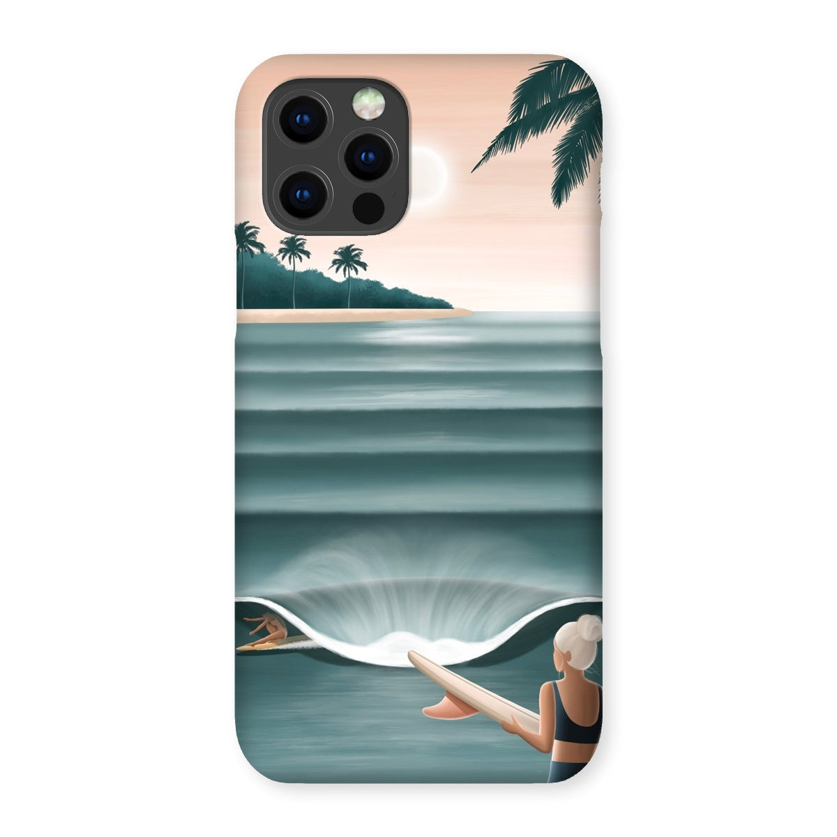 Dreamy lines slim phone case