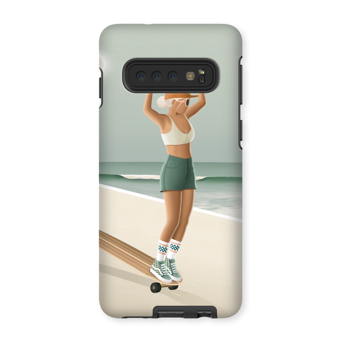 Hang ten reinforced phone case