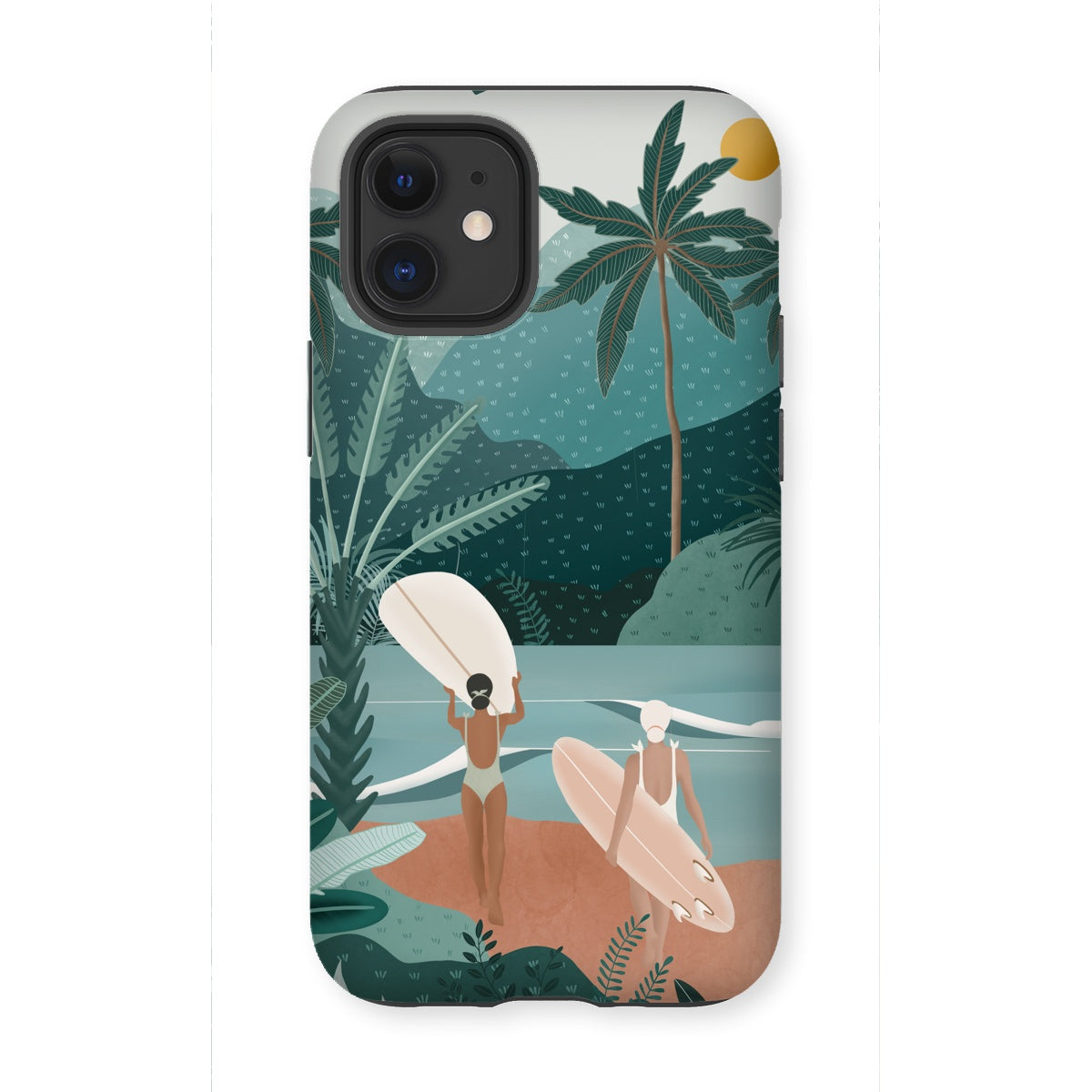 Funda para móvil reforzada Jungle vibes sea