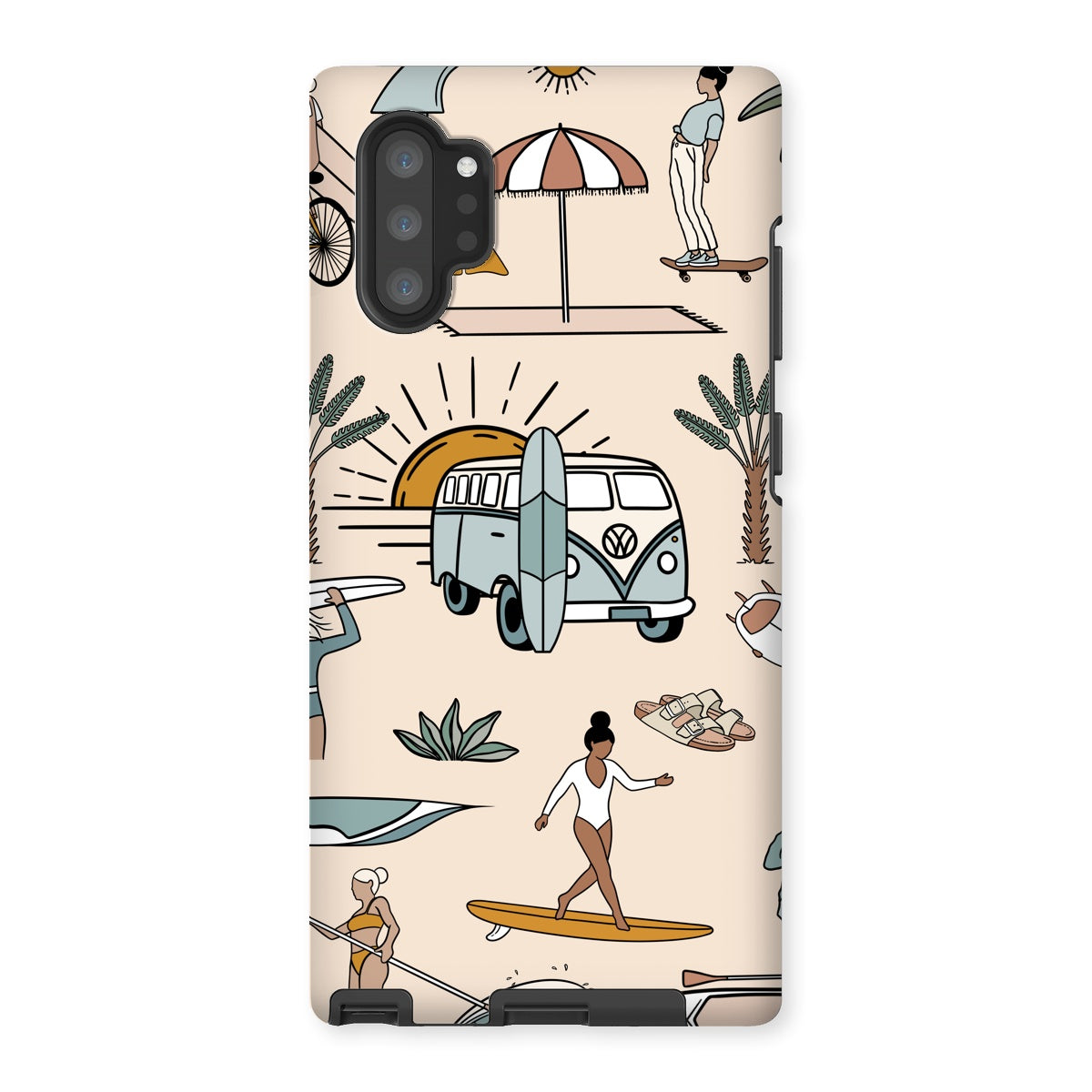 Coque de téléphone renforcée Tiny beach