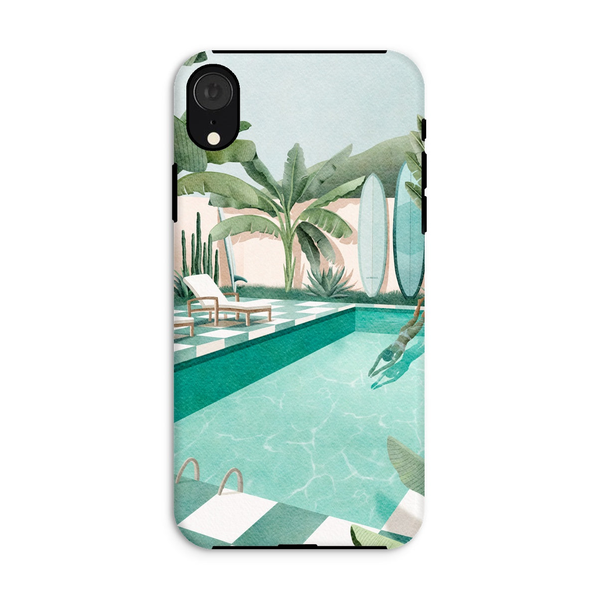 Coque de téléphone renforcée Tropical vibes