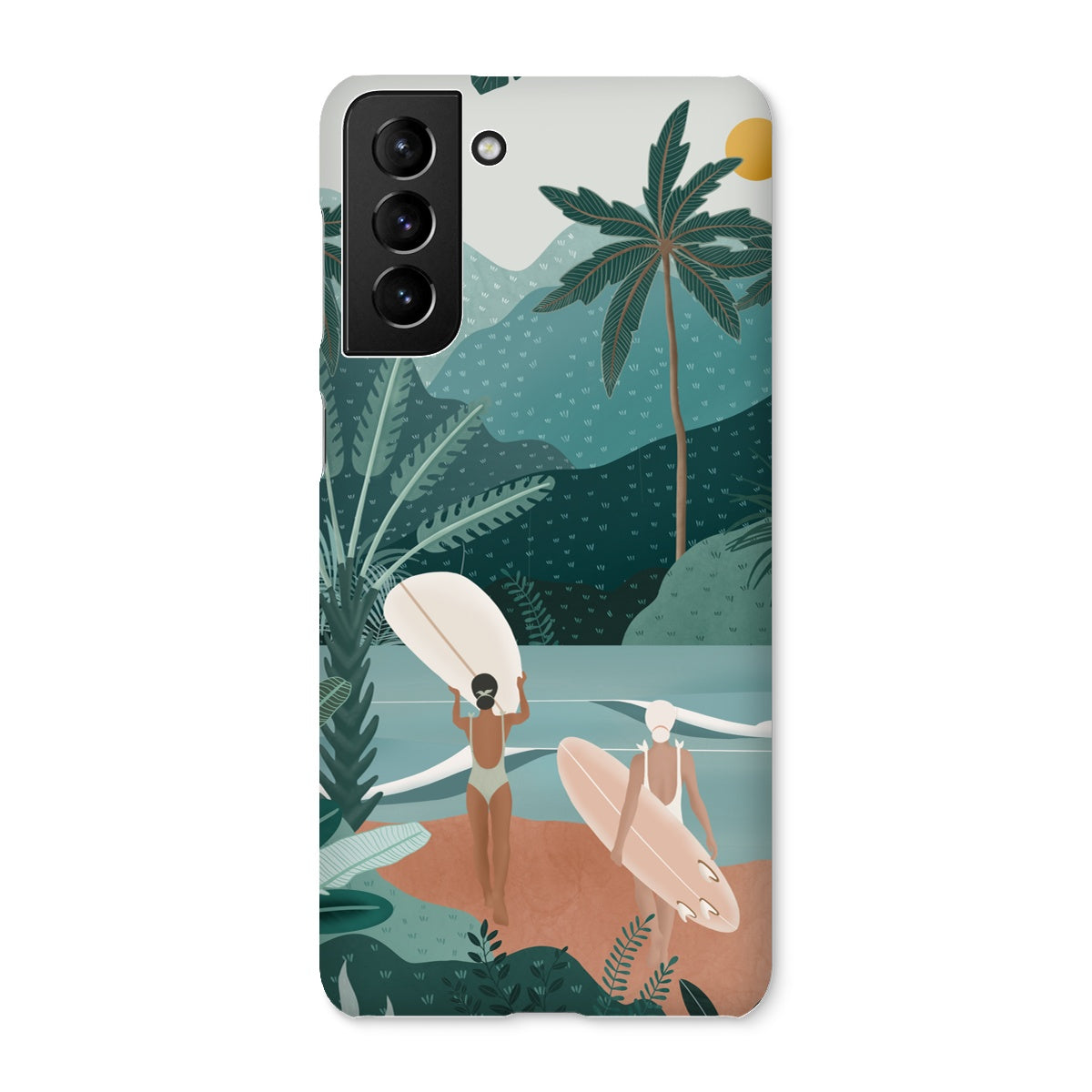 Funda fina para móvil Jungle Vibes Sea