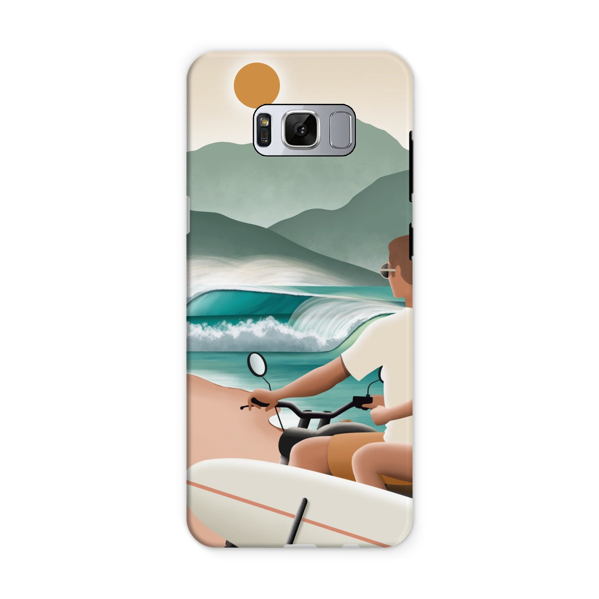 Surf love reinforced phone case