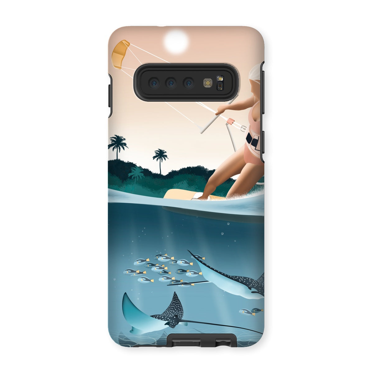 Coque de téléphone renforcée Kitesurf