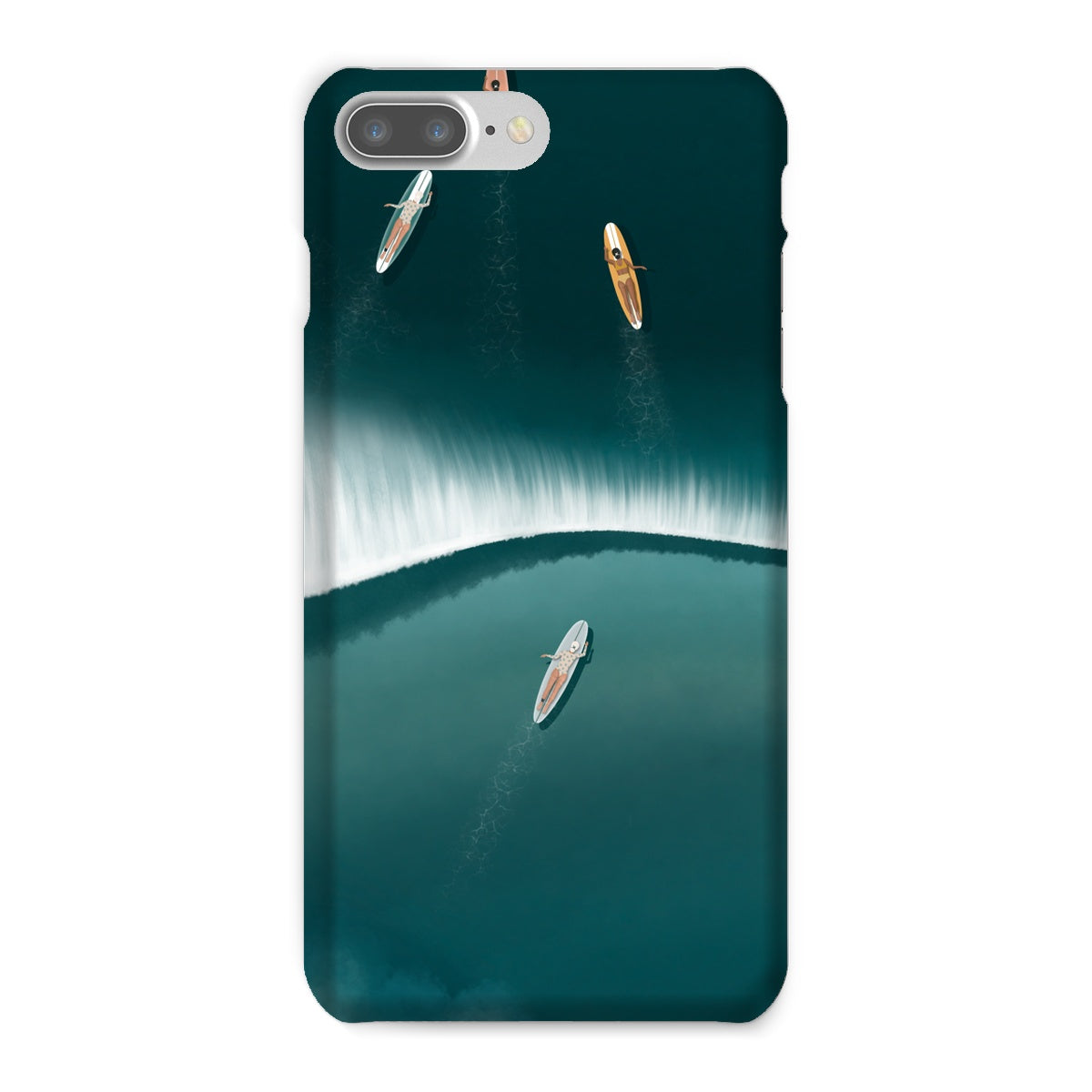 Slim Line up in Zicatela phone case