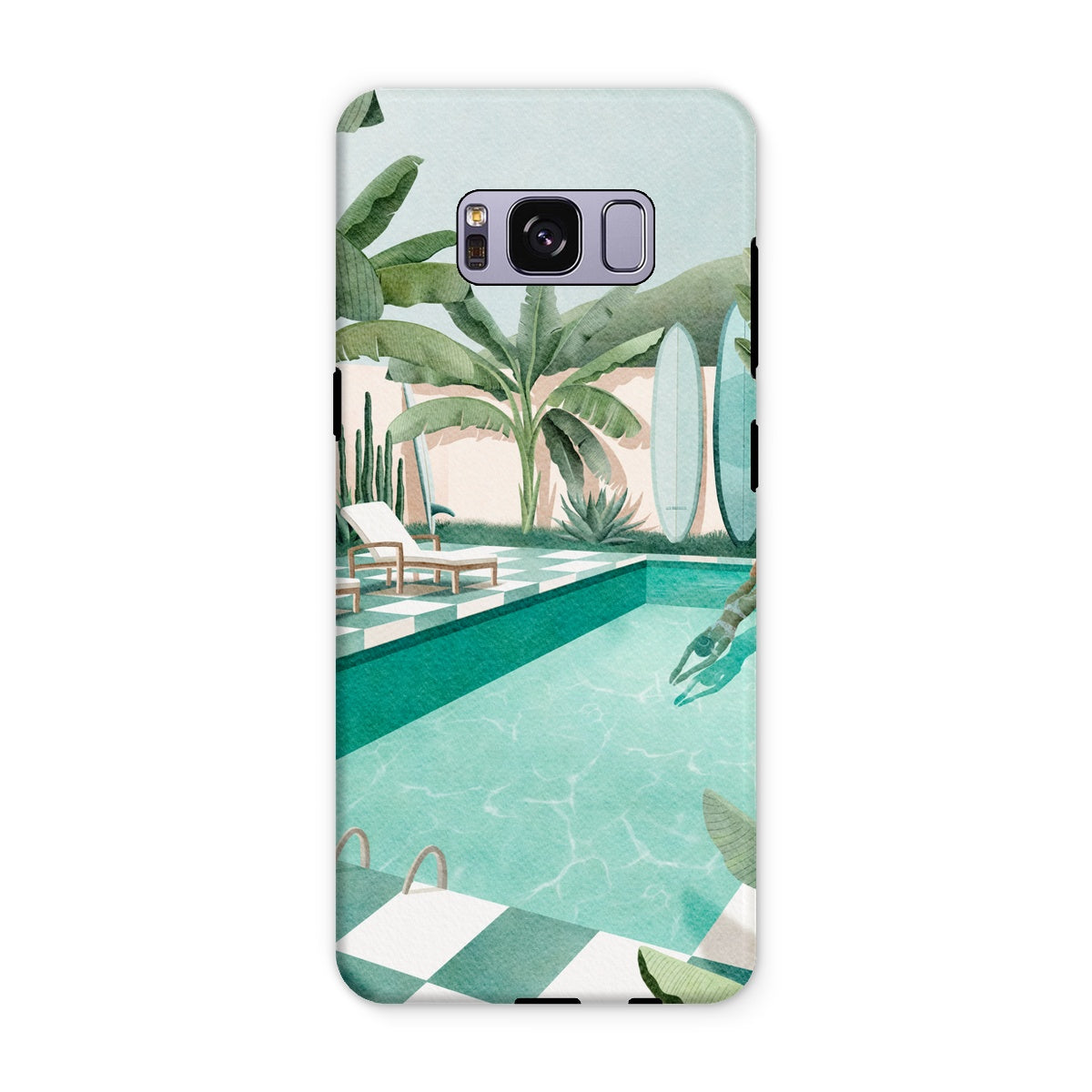 Coque de téléphone renforcée Tropical vibes