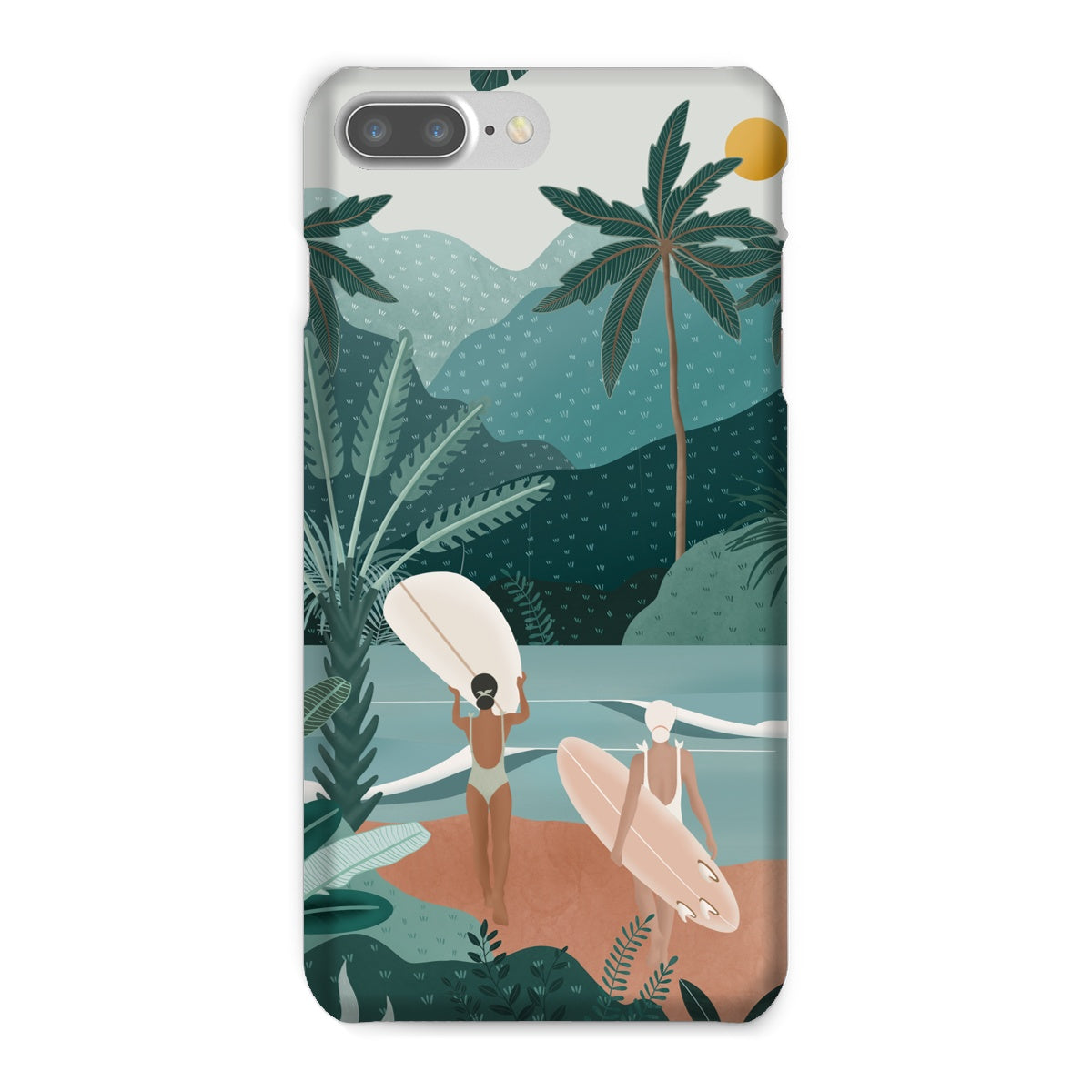 Jungle vibes sea slim phone case