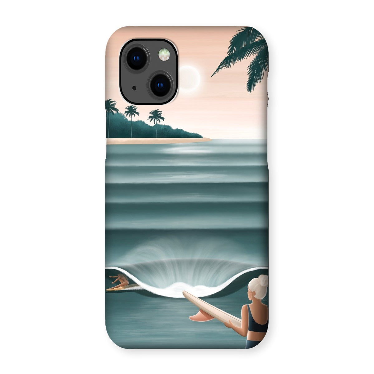 Dreamy lines slim phone case