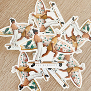 Autocollant Longboard ride - Les Rideuses