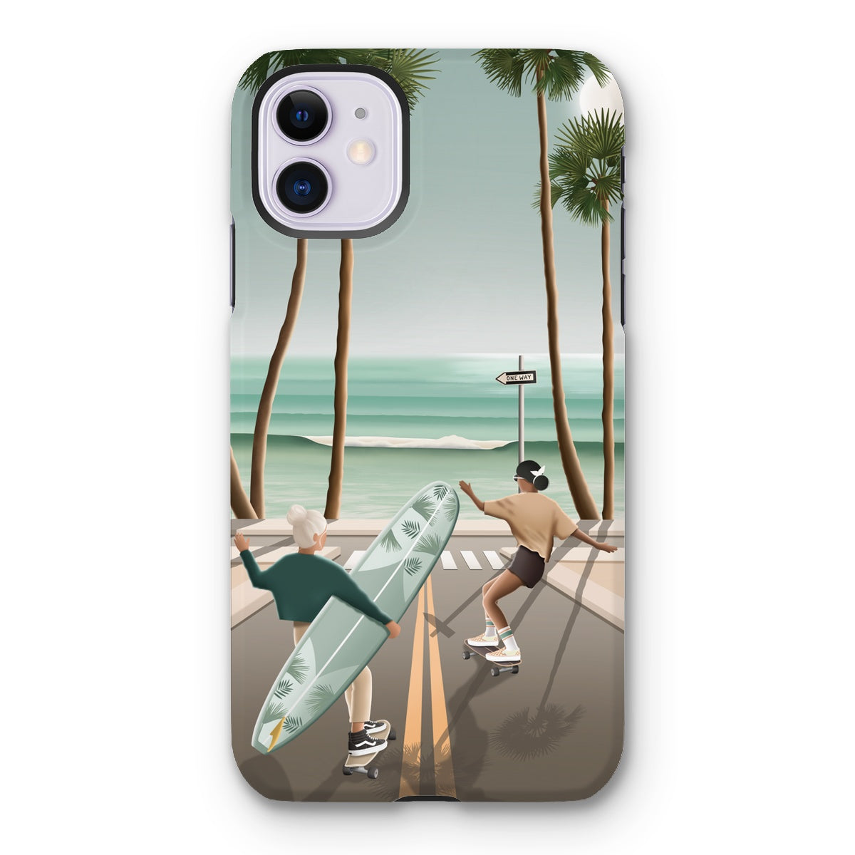 Coque de téléphone renforcée California vibes